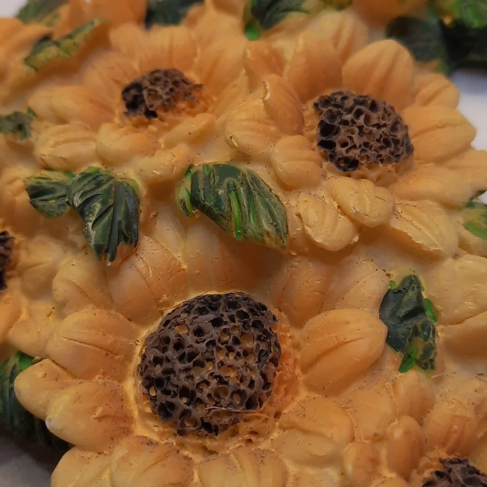Sunflower basket picture frame spring summer